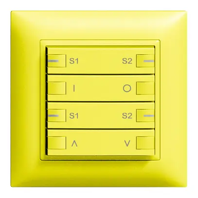 Stazione INC centrale/sec.scen ON-OFF mot. ZEP 2c/4t EDIZIOdue lemon 