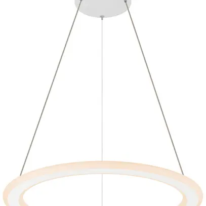 Luminaire suspendu LED SLV ONE FLAT 23W 1900lm 927/930 VAR Ø600 blanc 