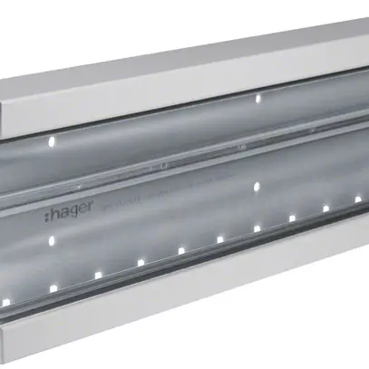 Brüstungskanal tehalit BRS 170×65×2000mm Oberteil 120 Stahl hellgrau 