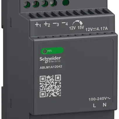 Alimentazione elettrica SE MODULAR, temporizzata, 100…240VAC, 12VDC, 4.2A, 50W 