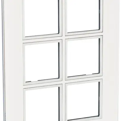 Telaio di copertura ATO 2×3 modulo, vetro bianco, con cornice decorativa 