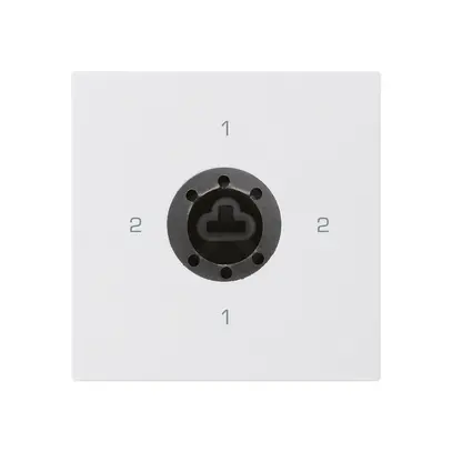 Intérieur interrupteur à clé kallysto 3/1L blanc p.serrure sûreté sans cylindre 
