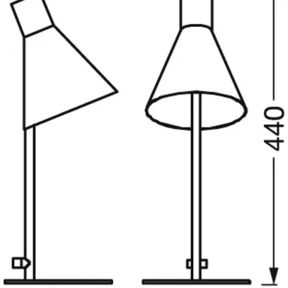 Luminaire de table LED LEDVANCE DECOR TOKIO 5W 260lm 3000K noir 