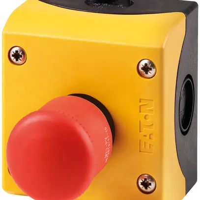 Bouton arrêt d'urgence AP ETN 1F/1O rouge 