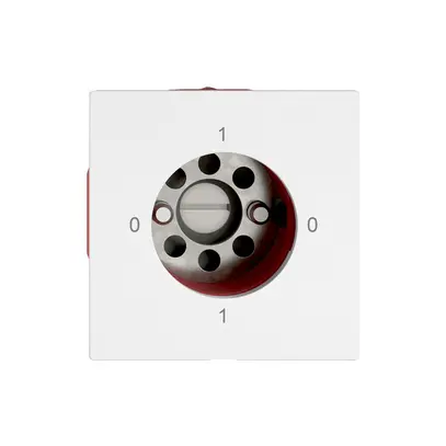 Interrupteur rotatif EDIZIO.liv SNAPFIX® interrupteur 0/2L s.cylindre bc 