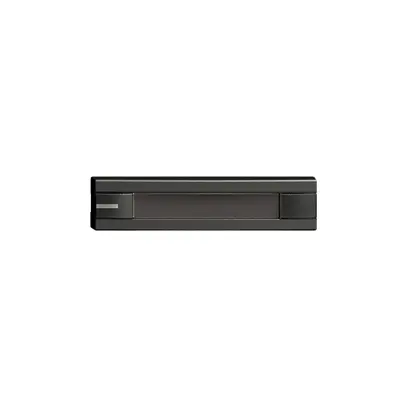 Tasto 1/4 KNX/elettronic.c. LED+cart. EDIZIOdue comando 2×nero 