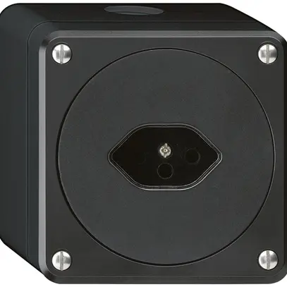 Prise AP robusto type 13 noir sans clapet 