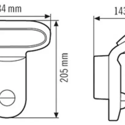 Proiettore automatico ESYLUX AOL 200 LED 3K, 17W 3000K, bianco 