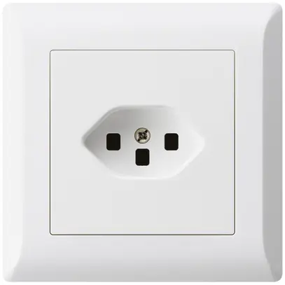 Prise ENC kallysto.line T23 blanc avec bornes enfichables 