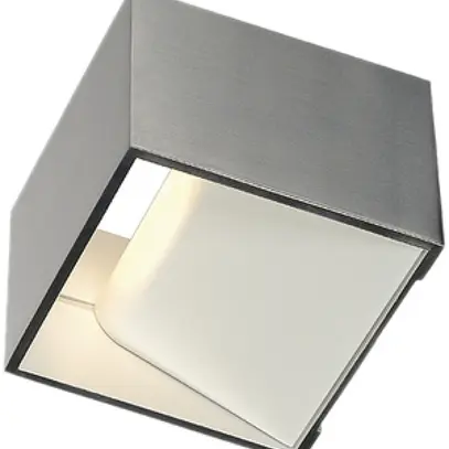Lampada a muro LED SLV LOGS IN, 5W IP20 alu spazzolato 