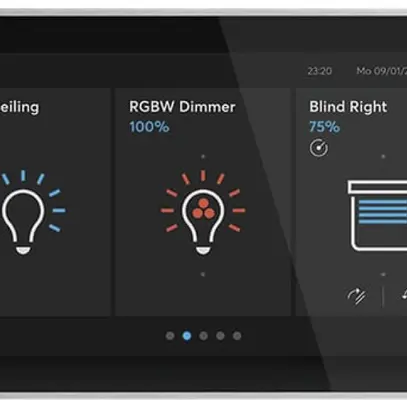 Écran tactile KNX ABB RoomTouch 5 RT/U30.0.1-825 KNX 144×80×40mm noir 