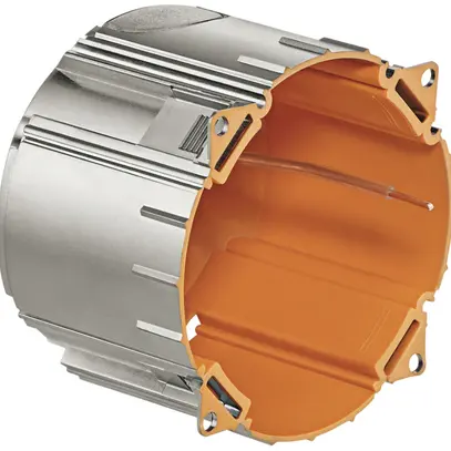 Hohlwanddose HSB Perfekt abgeschirmt (EMV), Ø73mm, orange halogenfrei 