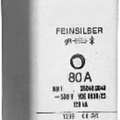 NH-Sicherung SCHUR DIN 2 250A 500V gR 