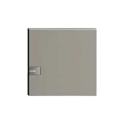 Taste 1/1 ZEP, leer, 1 LED dunkelgrau 