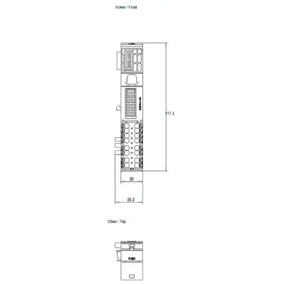 Unité de base API Siemens SIMATIC ET200SP F0 BU20-P8+A4+0B, push-in 