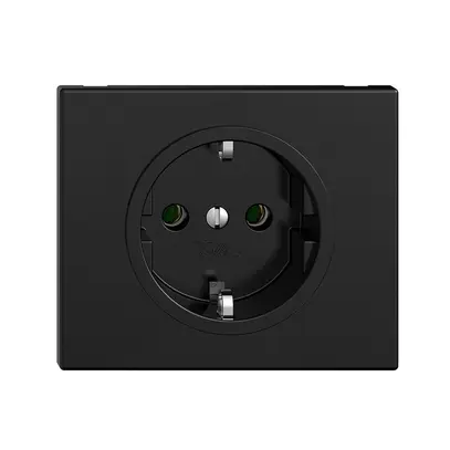 Presa SCHUKO INS FH FLF6/5, 16A, 250VAC, L+N+PE nero 