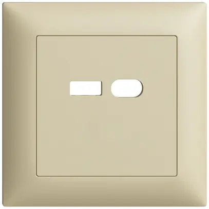 UP-Montageset Feller EDIZIOdue für Steckdose USB 18W Typ A + Typ C vanille 