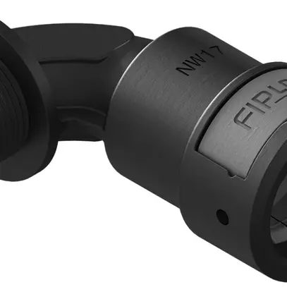 Raccord 90° Plica FIPLOCK diamètre nominal 48 PG48 13mm noir 