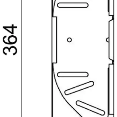 Coude BET RB W réglable 85×100mm acier galvanisé à chaud 