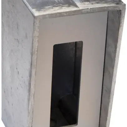 Alloggio AP BBC Bircher LBGate per RLK/LBGate 25, alluminio 