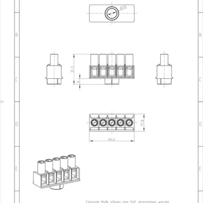 Bloc de bornes Spelsberg Abox 025/040 KLS-2,5²/4² 5L×4mm² 41A 690V 