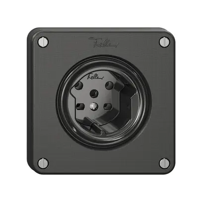 Prise NEVO, 1×T15, noir 