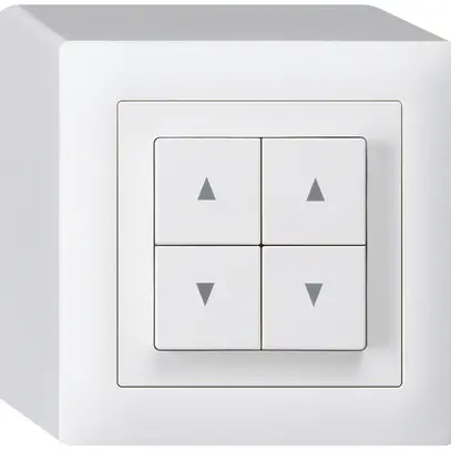 Interrupteur pour stores AP kallysto blanc avec 4 touches 