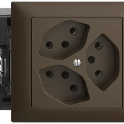 Presa INS EDIZIOdue 3×T13 coffee 49…69mm 