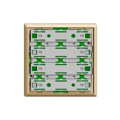 Unité fonctionnelle KNX RGB, capteur temp. 1…4× EDIZIOdue colore sand sans LED 