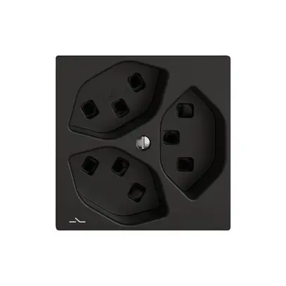 Presa EDIZIO.liv SNAPFIX® 3×T23 1×S ne 