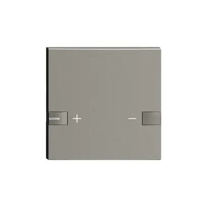 Touche 1/1, +/-, 1 LED ZEP gris foncé gris foncé 