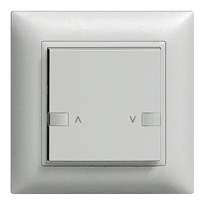 Poussoir ENC ZEP 1c/1t moteur station centrale EDIZIOdue silver 