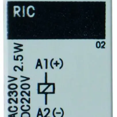 Contattore AMD ComatReleco RIC, 24VAC/DC, 2Ch 20A AC-1 