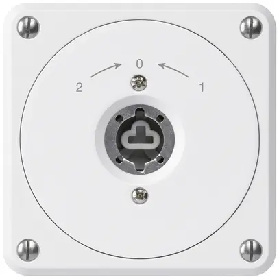 Contact pivotant à clé ENC robusto blanc sans clapet sans cylindre invers.combi 