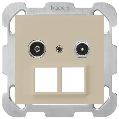 Presa multimedia INC kallysto R/TV montaggio B 11dB 2GHz beige 