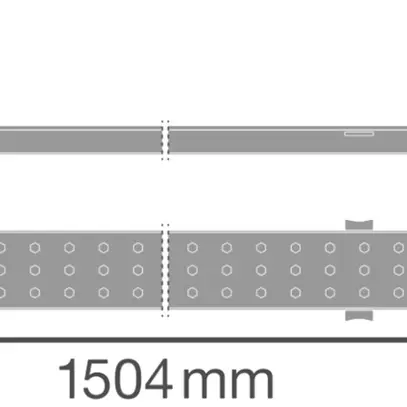 Insert lumineux LED LEDVANCE TRUSYS UNIVERSAL 73W 12400lm 840 VWB blanc 