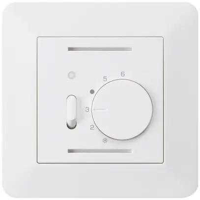 Termostato ambiente INC kallysto.trend bianco con interruttore 