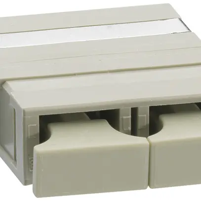 Coupleur FO Hager HMS SC/SC Duplex Multimode beige 