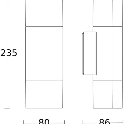Applique LED Steinel L 910 9.8W 797lm 830 IP44 anthracite 