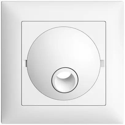 Kit frontal ENC EDIZIOdue blanc 88×88mm pour boîte de raccordement 
