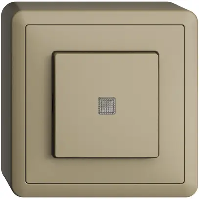 Poussoir AP EDIZIOdue LED jaune ARL sand 
