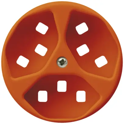 Disco frontale per presa Hager basico 3×tipo 23 H arancione 