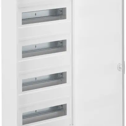 Distributore AP Hager volta 4-file IP30 305×640×96.5mm 