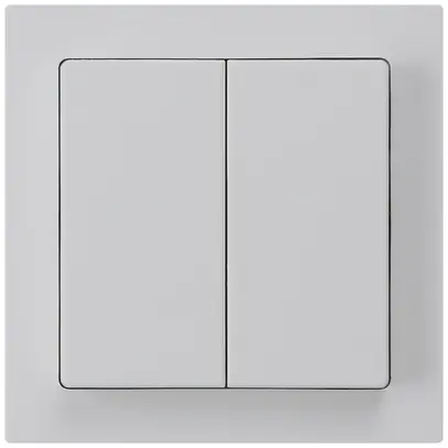 Poussoir ENC kallysto 2×A-R/1P gris clair 