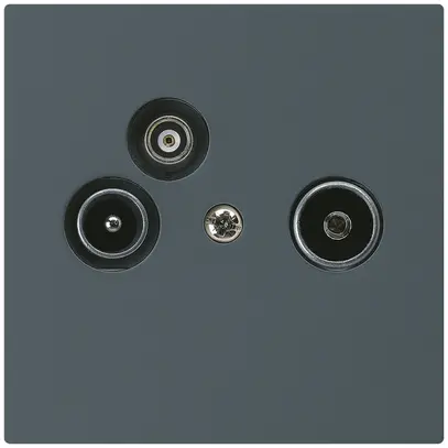 Prise pour antenne R/TV/données kallysto A 2GHz 10.5db anthracite 