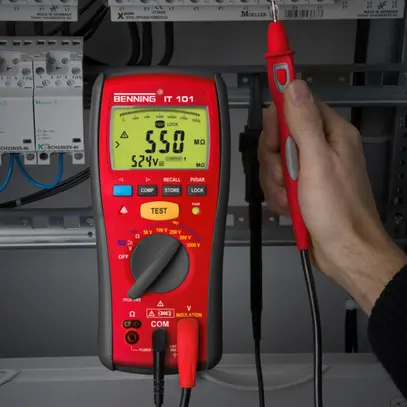Verificatore d'isolamento Benning IT 101 600VUC 200mA 0.05MΩ…20000MΩ 