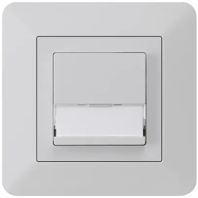 Tasto di suoneria INC A/1L kallysto.trend grigio chiaro porta-etichetta 37×15mm 