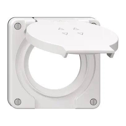 Couvercle avec clapet NEVO Ø53mm pour interrupteur store 4t bc (joint no) 