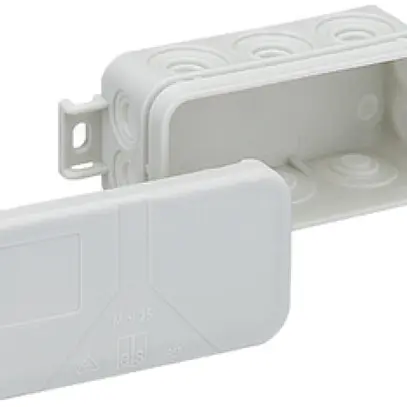 Scatola derivazione AP Mini 25 89×43×37mm, grigio chiaro 