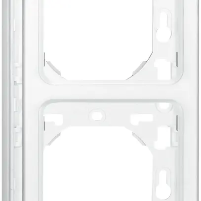 Plaque de montage ENC PLEXO 2×1 blanc 
